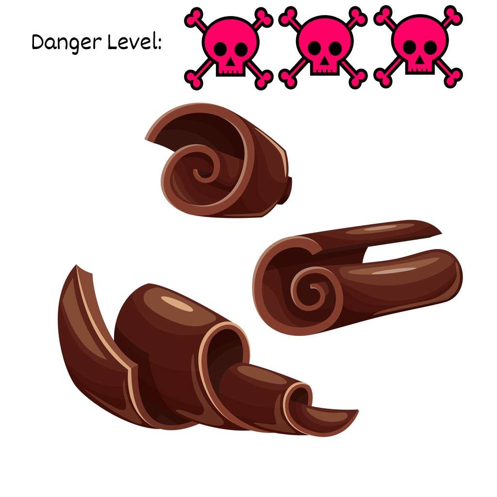 Schokolade zeigt eines der giftigsten Lebensmittel für Meerschweinchen.